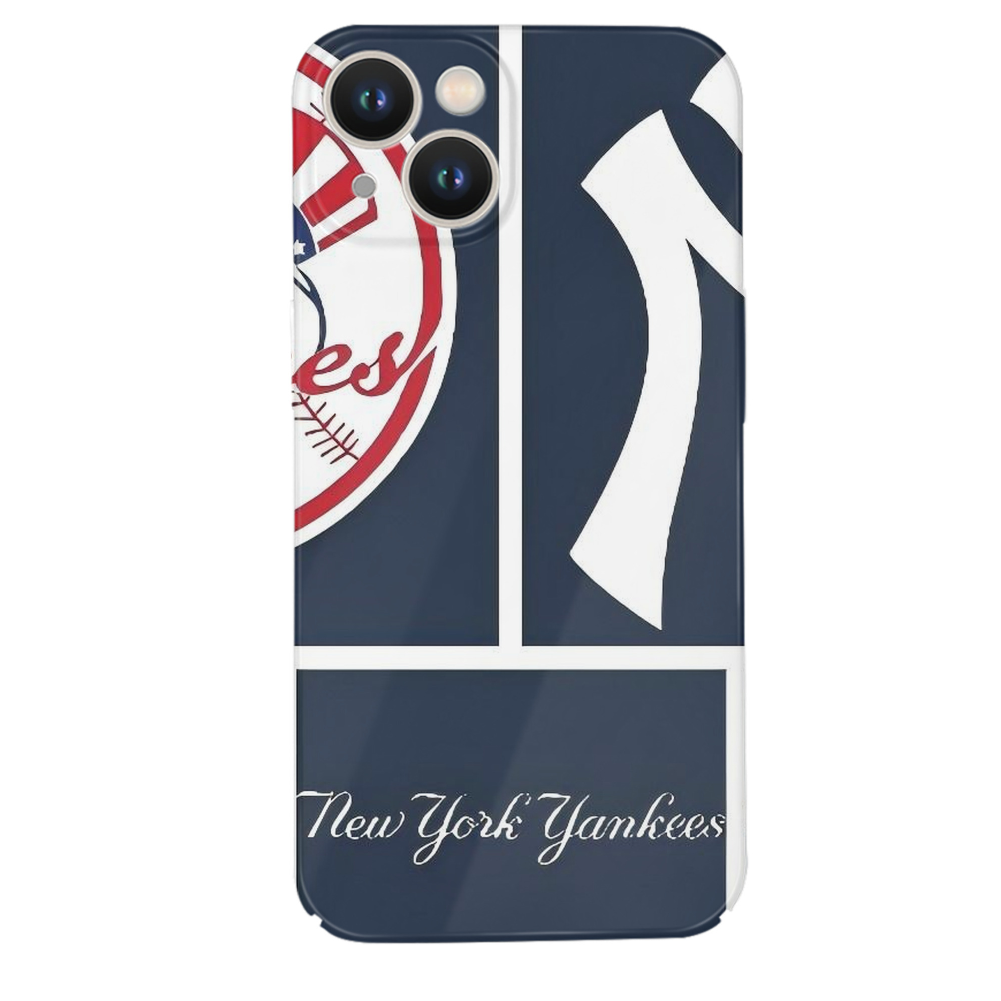 New York Yankees 247 IPhone 14 Series Full-Cover Hard Case – Shockproof With Raised Camera Protection – Precise Cutouts, Wireless Charging Compatible – Durable, Anti-Yellowing, Easy To Clean